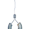 Люстра NewRgy 6019R/20W CHROME+CLEAR